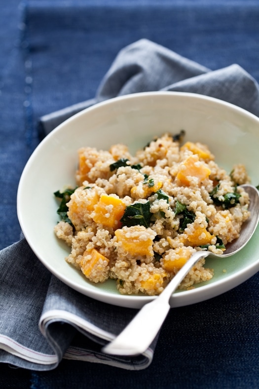 Quinoa, Kale and Butternut Squash Salad