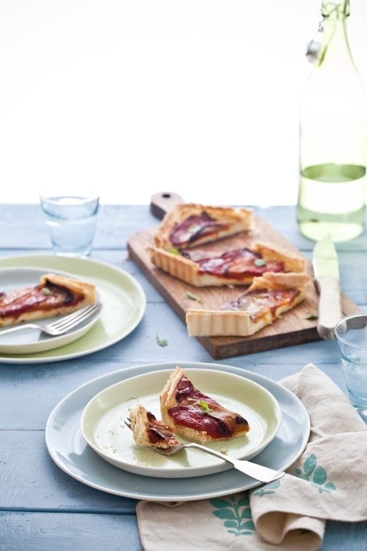 Roasted Pepper & Ricotta Tart