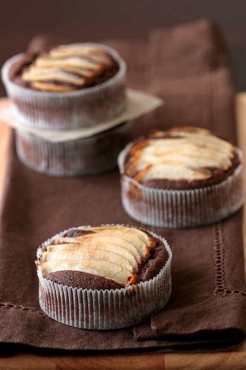 Double Chocolate And Pear Cakes