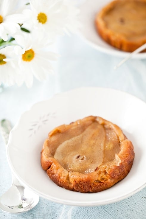 Gluten Free Pear Cardamom Cakes