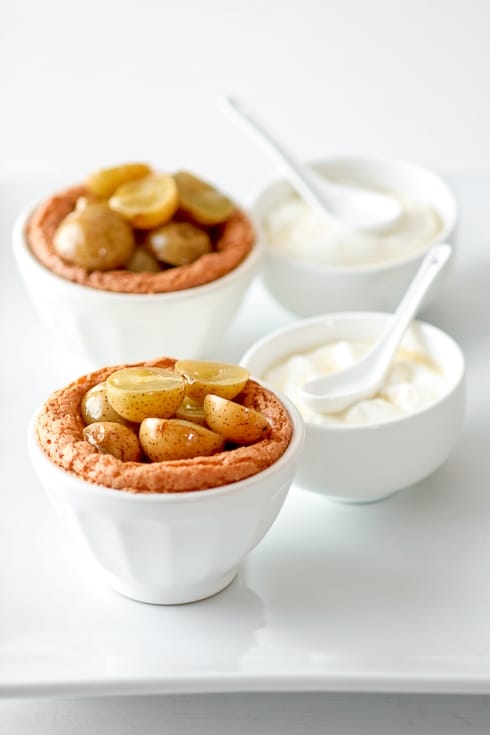 Almond Frangipane and Muscadine Grapes