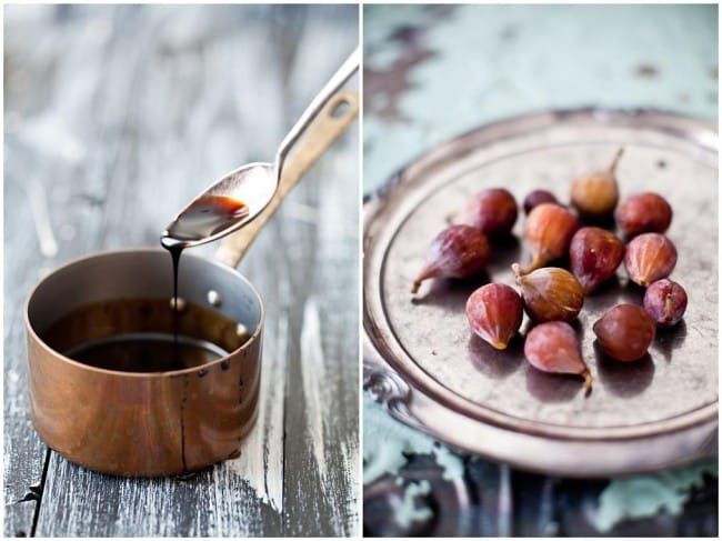 Balsamic Vinegar Syrup  & Figs