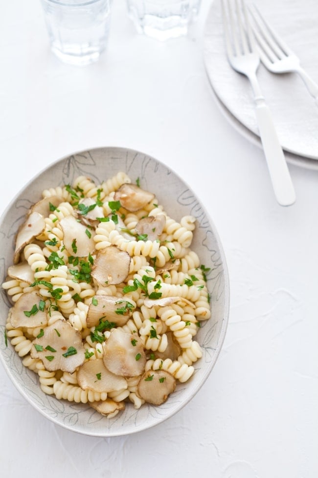 Jerusalem Artichokes Pasta