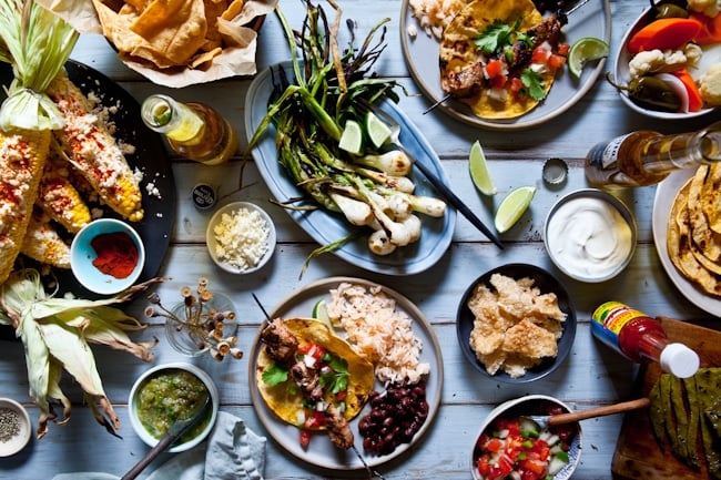 Mexican Feast To Be Shared With Friends