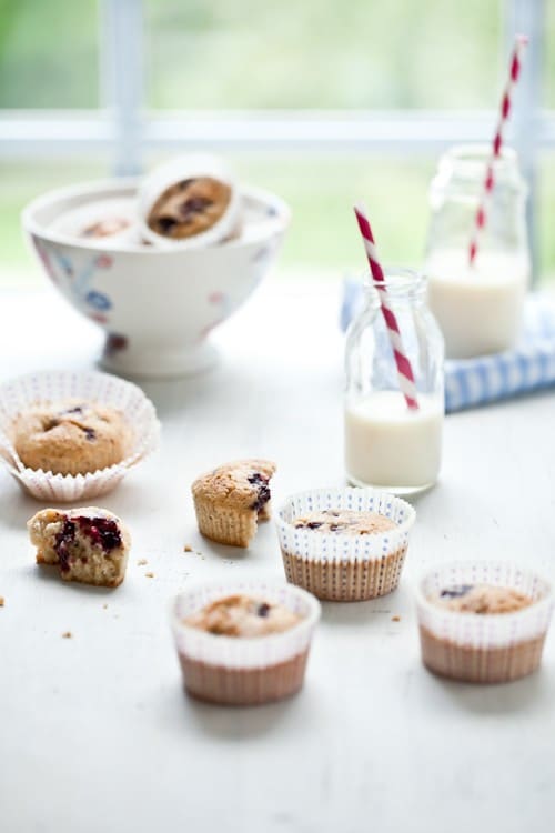 Ollalieberry Financiers & Toasted Coconut Ice Cream