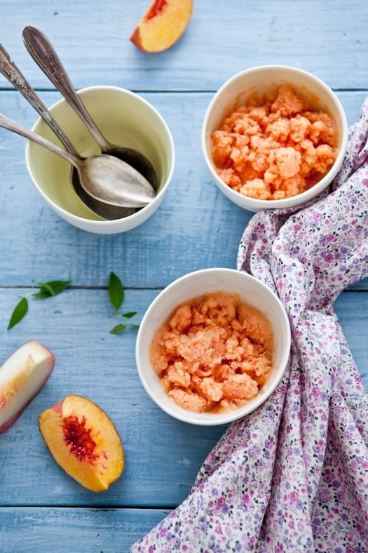 Peach & Nectarine Granita