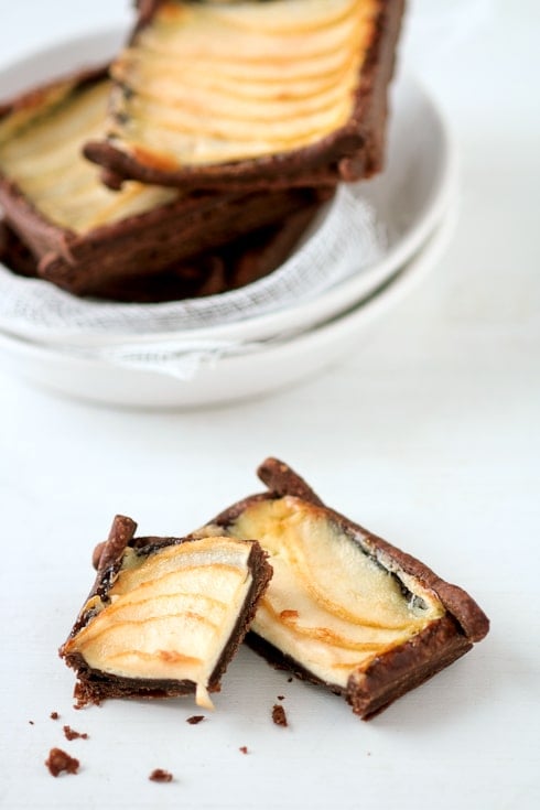 Tiramisu Pear Tarts