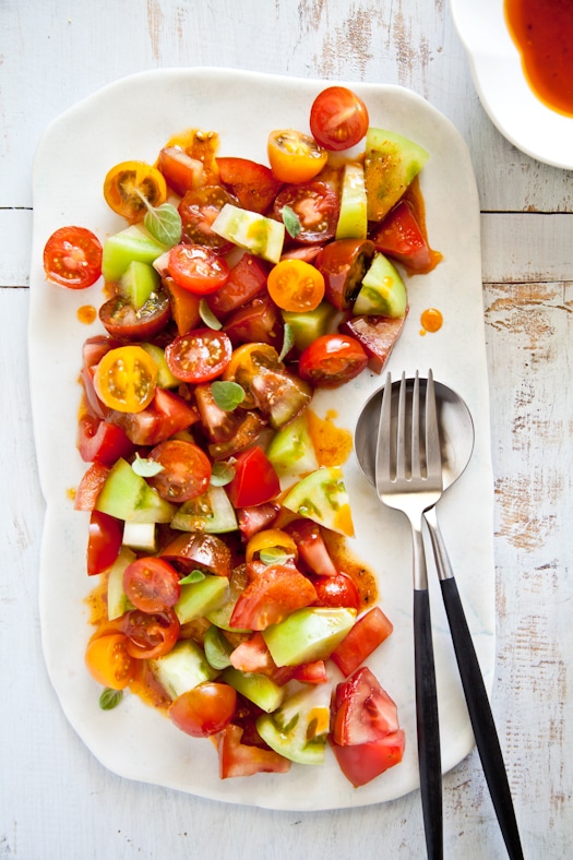 Tomato Salad With Smoked Paprika Vinaigrette