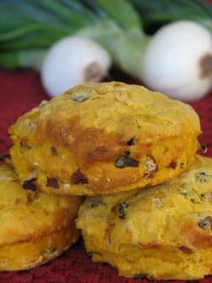 Sweet Potato and Baby Vidalia Scones