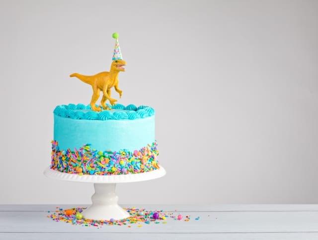 dino safari cake